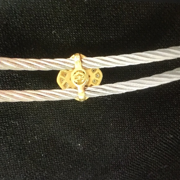 Charriol Cable 18K Gold Diamond Station Bracelet - Picture 8 of 8